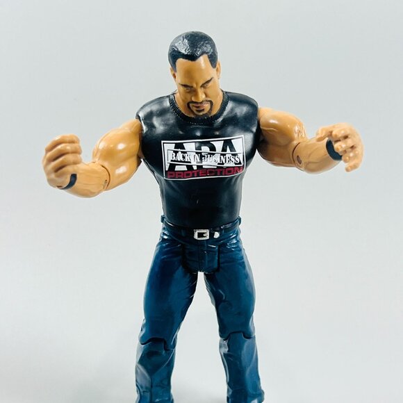 Jakks Pacific WWE WWF Wrestlers set of 2  Bradshaw & Faarooq APA Action Figures - Picture 2 of 11